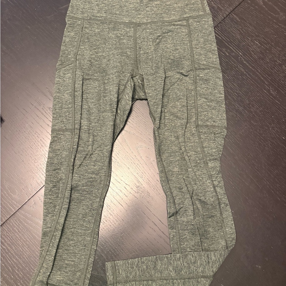 Aerie Green Wash Leggings